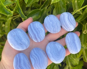 Ágata de encaje azul