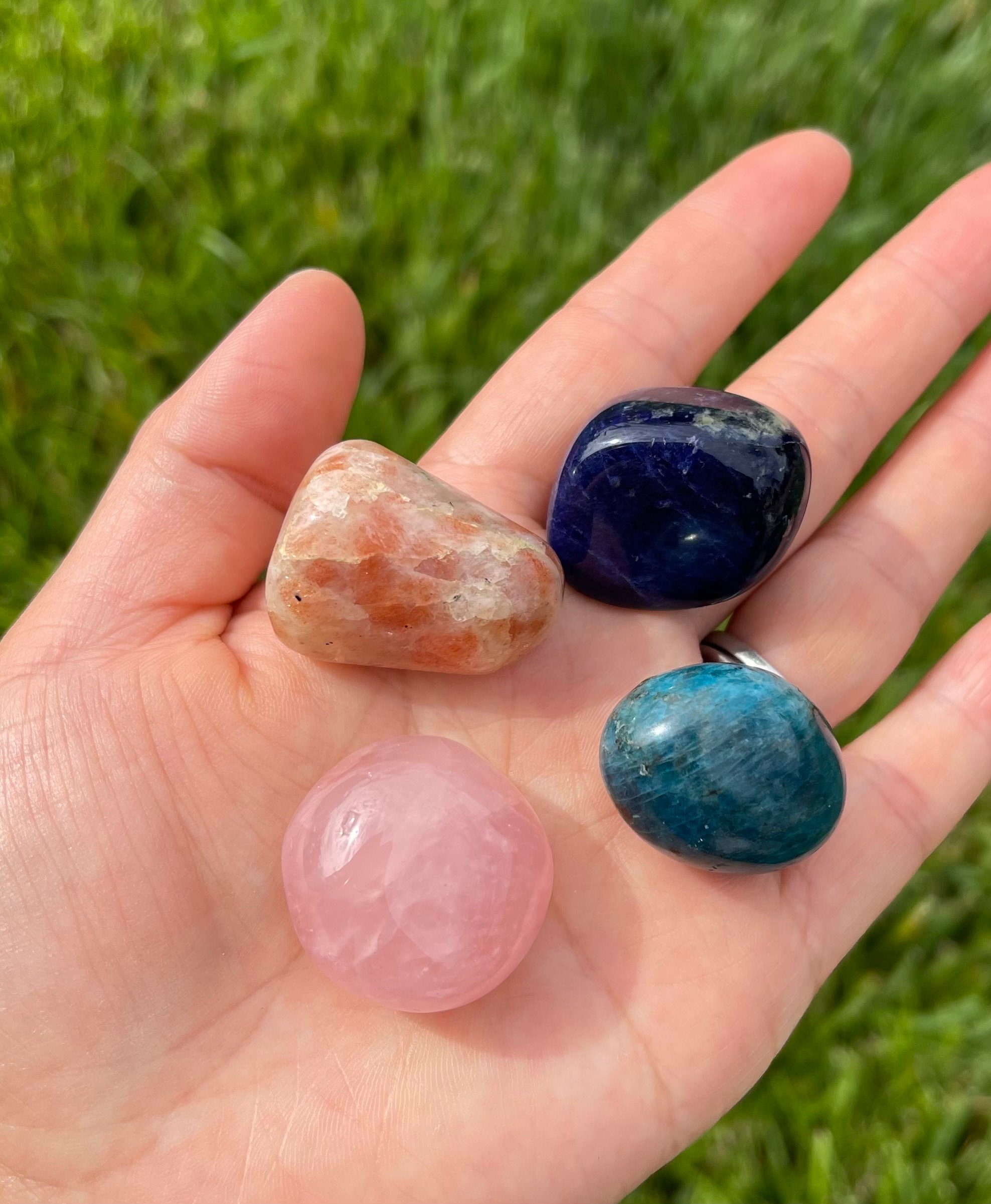 Crystal Set - Crystals for Self-esteem - Rose Quartz - Sodalite
