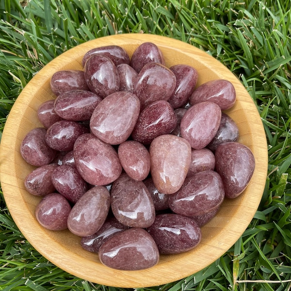 Strawberry Quartz Tumbled Stones - Strawberry Quartz - Healing Crystals and Stones - Heart Chakra