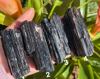 Raw Black Tourmaline: Root Chakra Healing Crystals