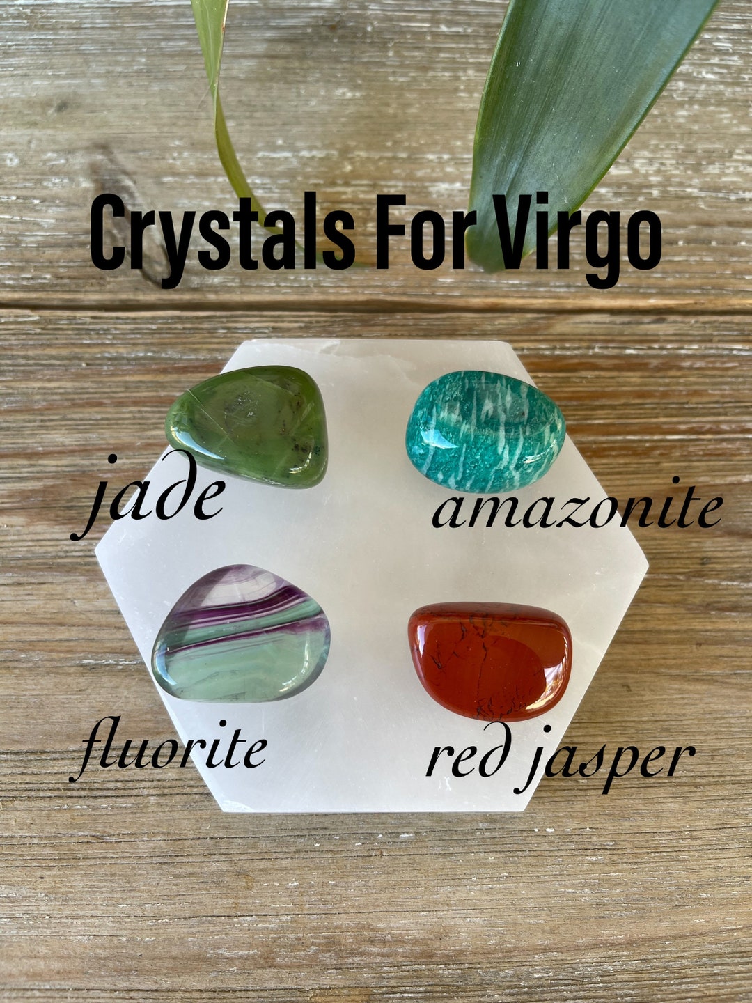 Crystals for Virgo Zodiac Crystal Set Unique Gift for Virgo Healing
