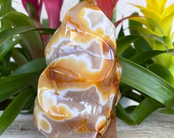 Carnelian Flame (2 LB 12 OZ) -  Carnelian - Healing Crystals and Stones - Sacral Chakra