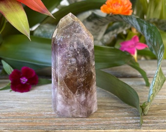 Super 7 Crystal Tower: Amethyst Cacoxenite Melody Stone - Etsy