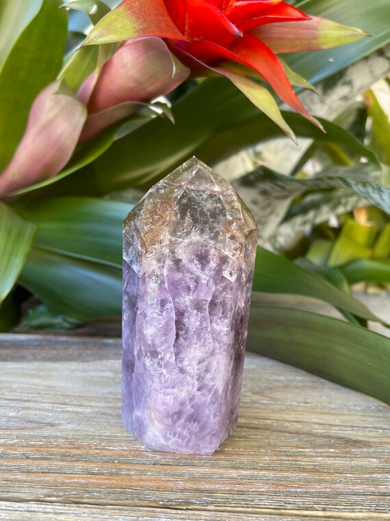 Super 7 Crystal Tower: Amethyst Cacoxenite Melody Stone - Etsy