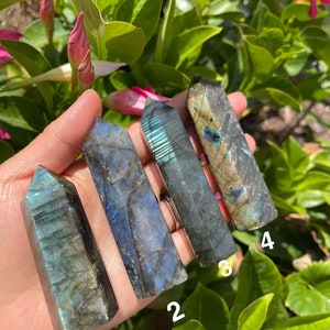 Labradorite Points - Labradorite - Healing Crystals and Stones