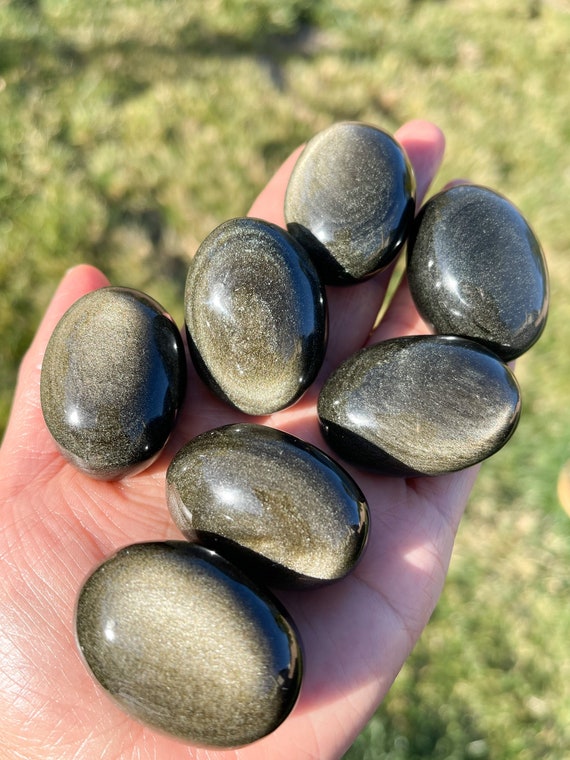 Gold sheen obsidian discount