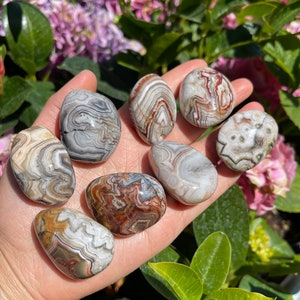 Crazy Lace Agate Tumbled Stones - Laughter Stone