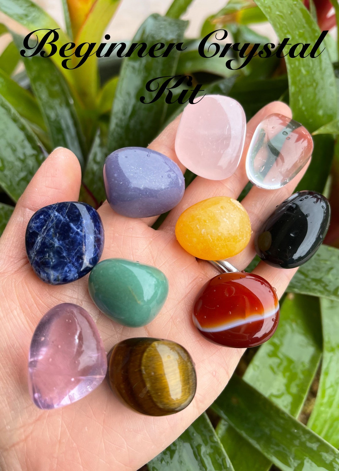 Beginners Crystal Set 10pcs Crystal Starter Kit Crystal for Beginners