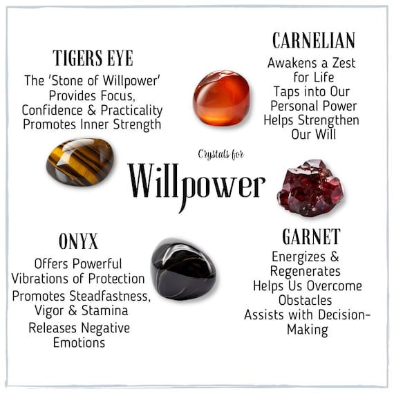 Crystal Set - Crystals for Willpower - Tigers Eye Crystal Set - Crystals for Willpower - Tigers Eye
