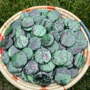 Ruby Zoisite Smooth Stones