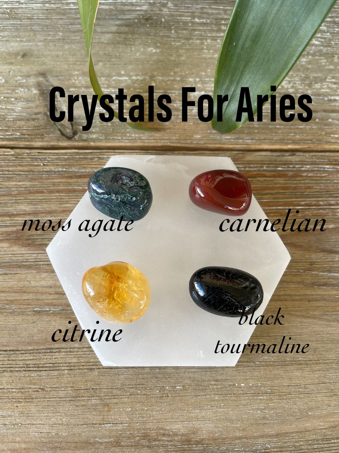 Crystals for Aries Zodiac Crystal Set Unique Gift for Etsy