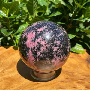 Rhodonite Sphere