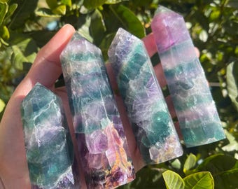 Rainbow Fluorite Tower