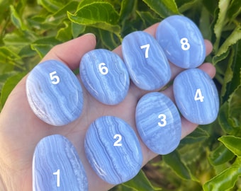 Ágata de encaje azul