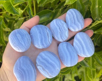 Ágata de encaje azul