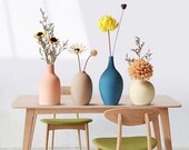 Morandi Minimalist Matte Pastel Ceramic Dried Flower Vase,Nordic Vase Collection,Home Decoration,Desktop Flower Vase,Housewarming Gift,Vase