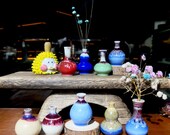 Little Glazed Ceramic Pot,Dried Flower Vase,Unique Colored Vase,Desktop Ornaments,Minimalist Vase,Flower Vase,Gift For Her,Christmas Gift
