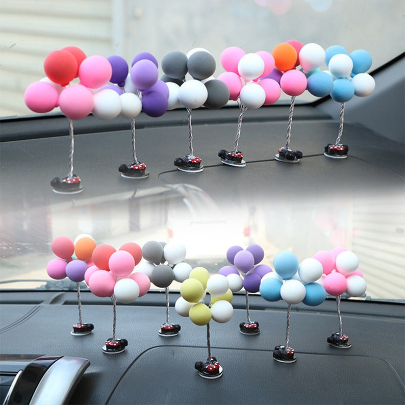 Creative Ballon Decoration Car Ornaments Auto Interior Etsy
