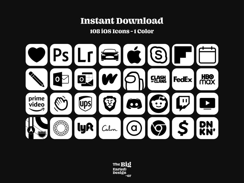 Aesthetic White iOS 14 App Icons Pack 108 Icons 1 Colors ...