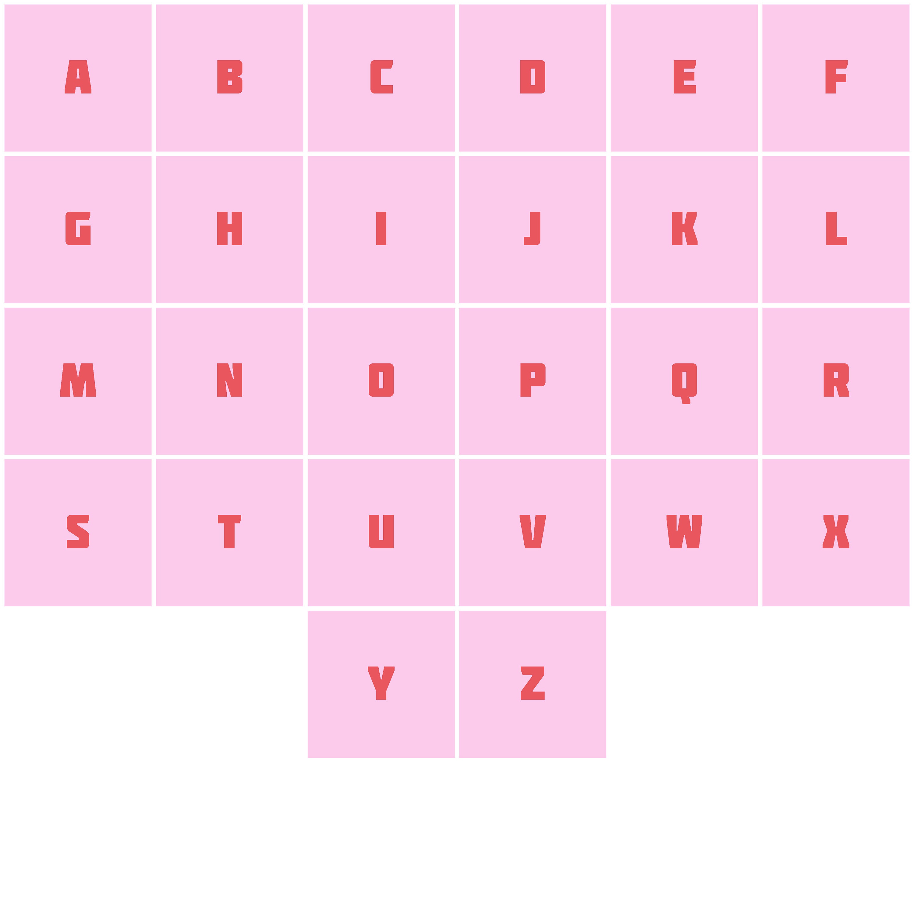 Peppa Pig Alphabet JPEG Alphabet PNG Themed Letters Theme | Etsy