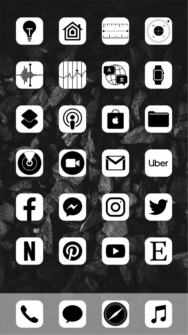ios icons aesthetic colors