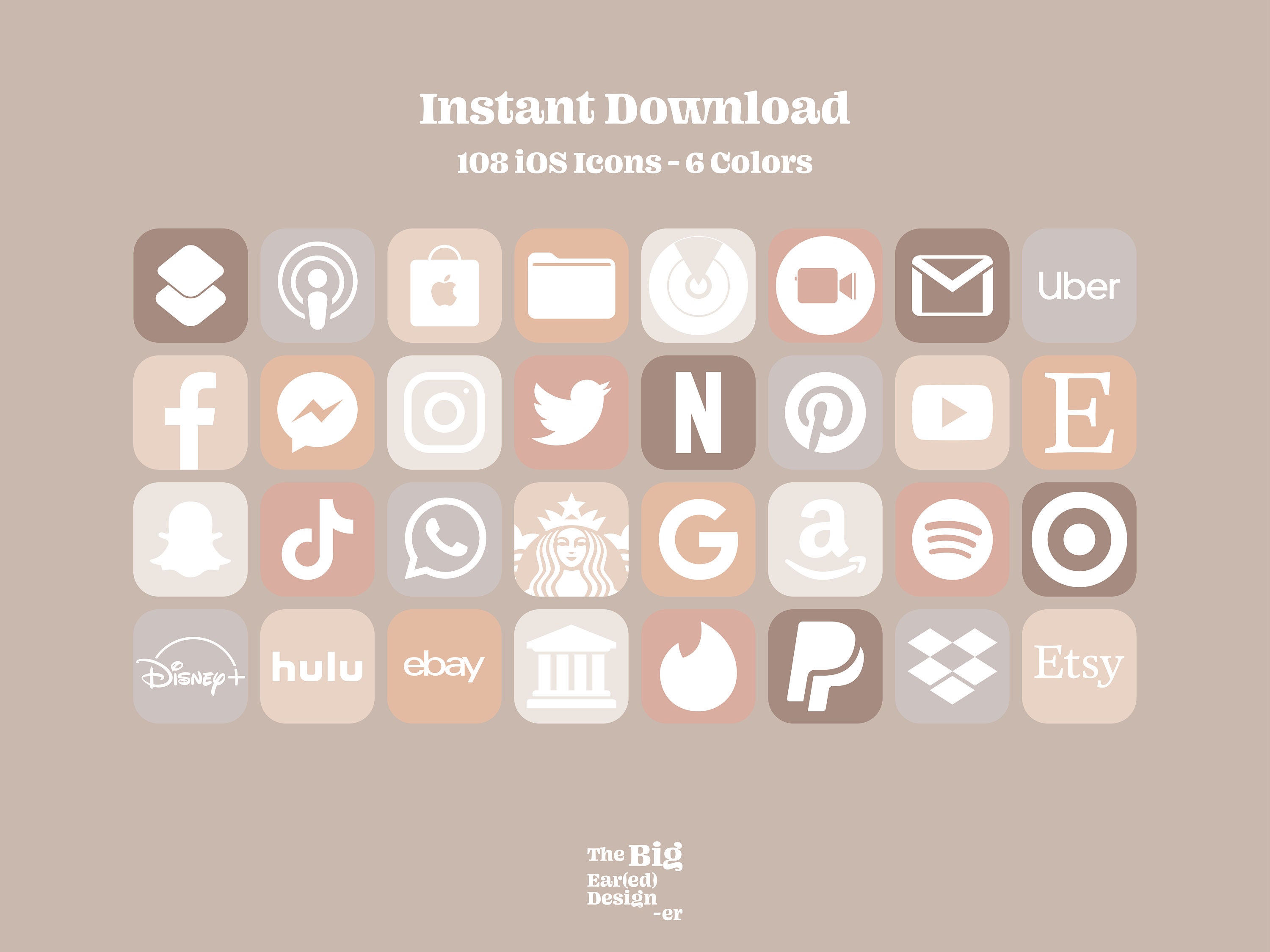 aesthetic icons for apps