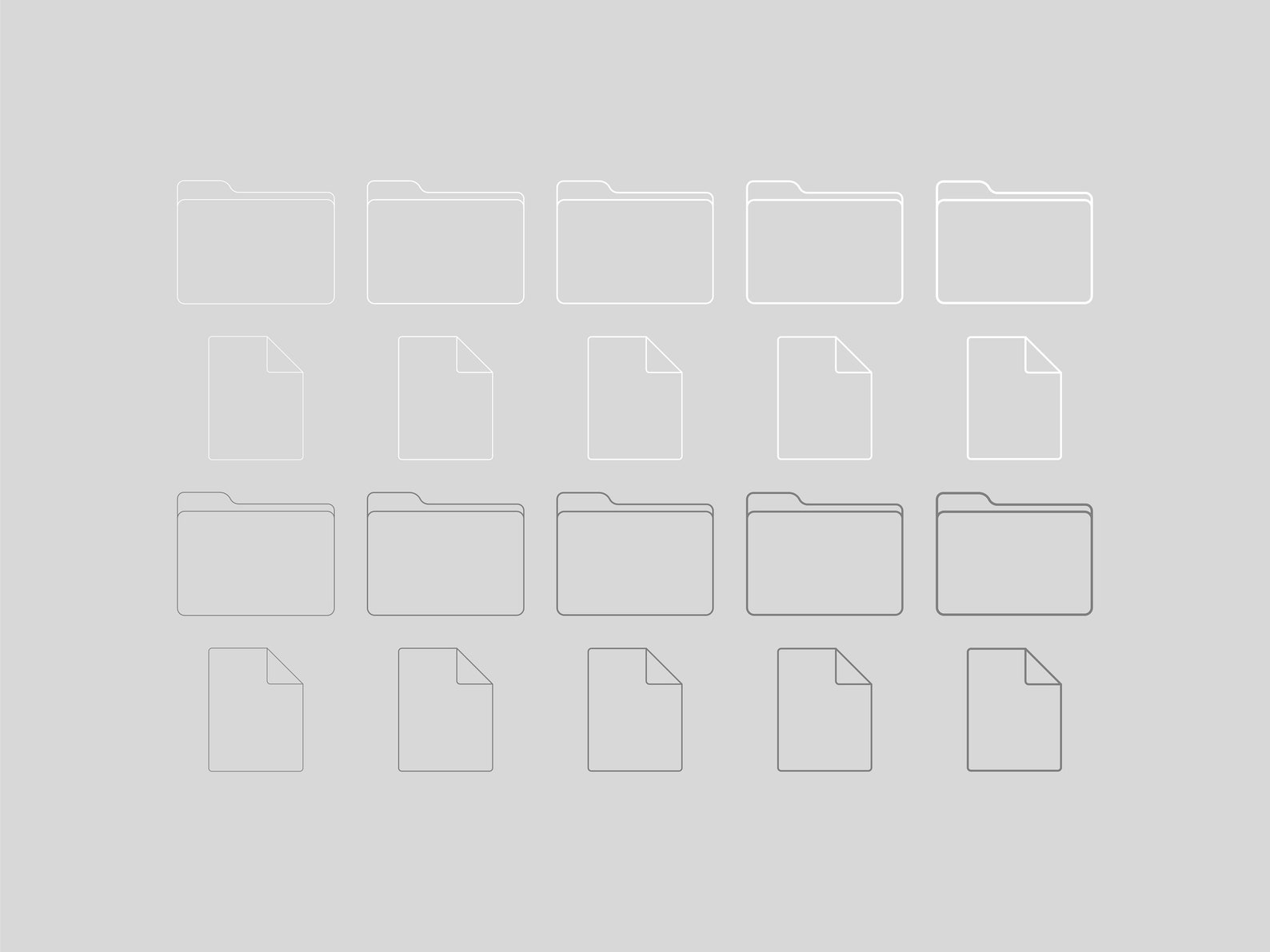 Transparent Desktop Folder Icons – Mac & Windows Compatible (PNG) - Etsy