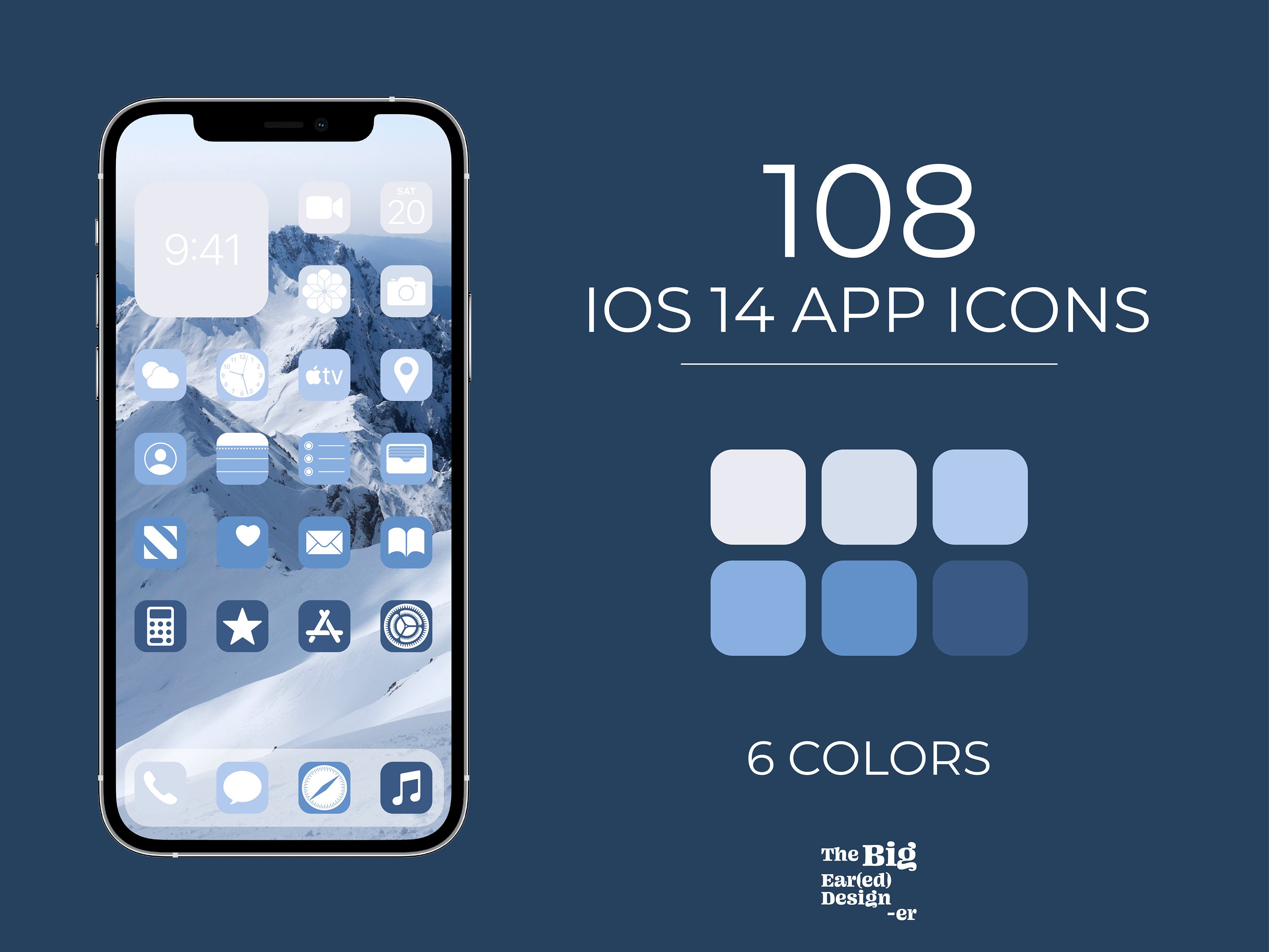 Aesthetic Blue Christmas Ios 14 App Icons Pack 108 Icons 6 Etsy Aesthetic Blue Christmas Ios 14 App Icons Pack 108 Icons 6 Etsy