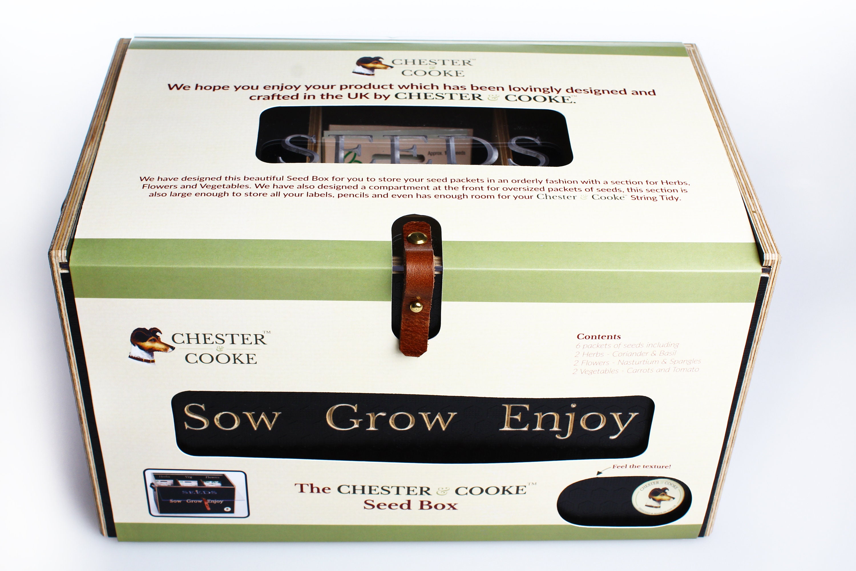 Seed Organiser, Seed Gift Box, Seed Storage Box, Engraved Seed Packet  Storage, Gardeners Gift, Wooden Seed Box, Vegan Seed Packet Storage 