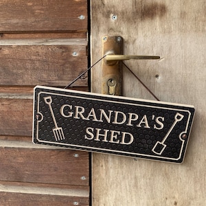 Gardening gift, Father&#39;s day gift.  Grandparents Gift, Gardeners Gift, Garden signs, Garden plaques, garden sign, Dad&#39;s Day gift, Shed sign