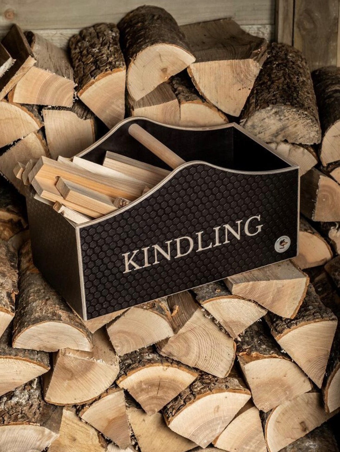 Firewood Holder Firewood Basket Kindling Basket Wooden Etsy UK