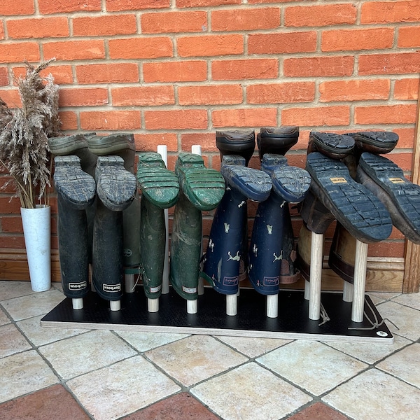 Welly Boot Storage,  Personalised Welly boot storage, Personalised welly boot store, Wellie Boot rack, Wellie Rack, Country Christmas Gift,