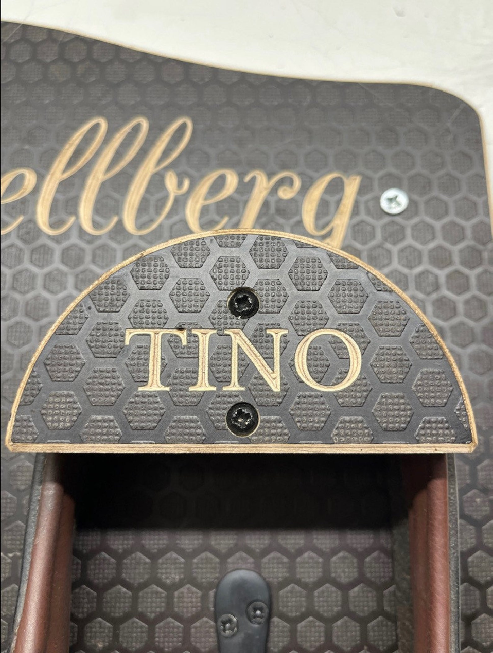 Personalised Bridle Hanger Front Name Plate Replacement for Wooden ...