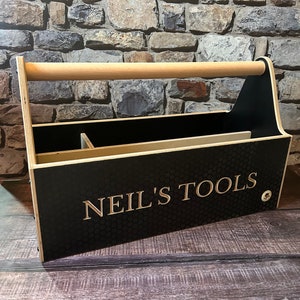 Tool storage, Wooden Tool Chest, Gift for hubby,  DIY lovers Gift, Trade persons Gift, Tool box, Anniversary Gift, Personalised ToolBox