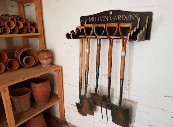 Shed Storage, Garden Tool Store, Wooden Garden Tool Storage Rack