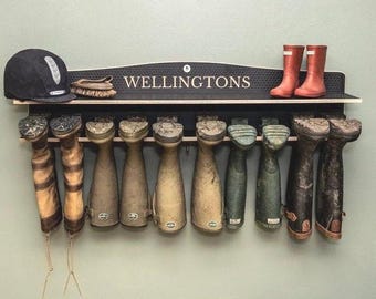 Welly Boot Storage,  Personalised Welly boot storage, Personalised welly boot store, Wellie Boot rack, Wellie Rack, Wellington storage,