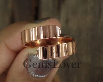 Arthritis Finger Support Ring, Adjustable Solid Copper Band