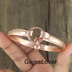 Handmade Pure Copper Bangle: Thick West Indian Boho Bracelet