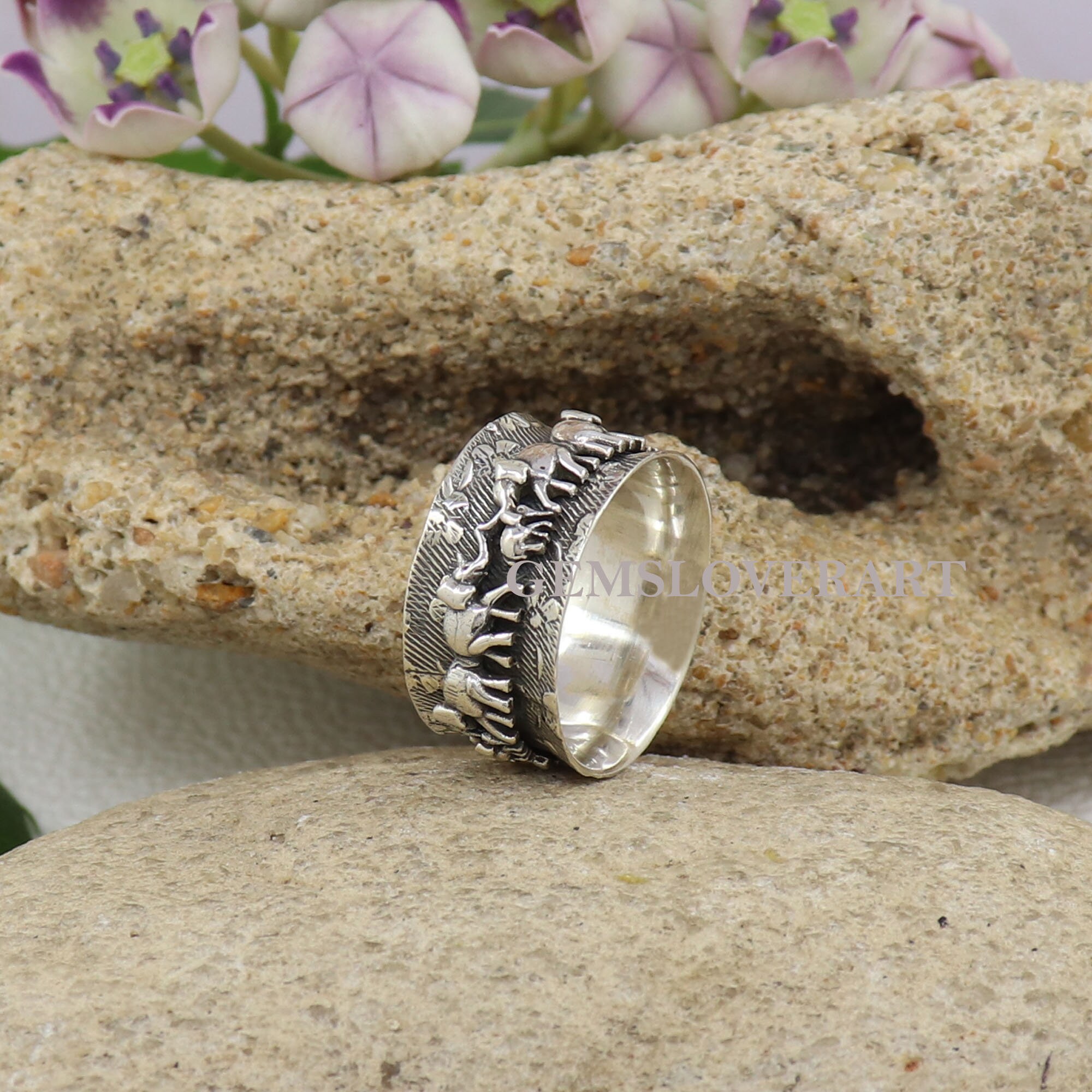 Elefant Spinner Ring Daumen Spinner Ring Spinner Ring 925 Etsy