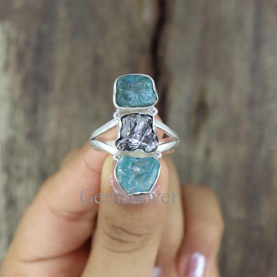 Raw on sale apatite ring