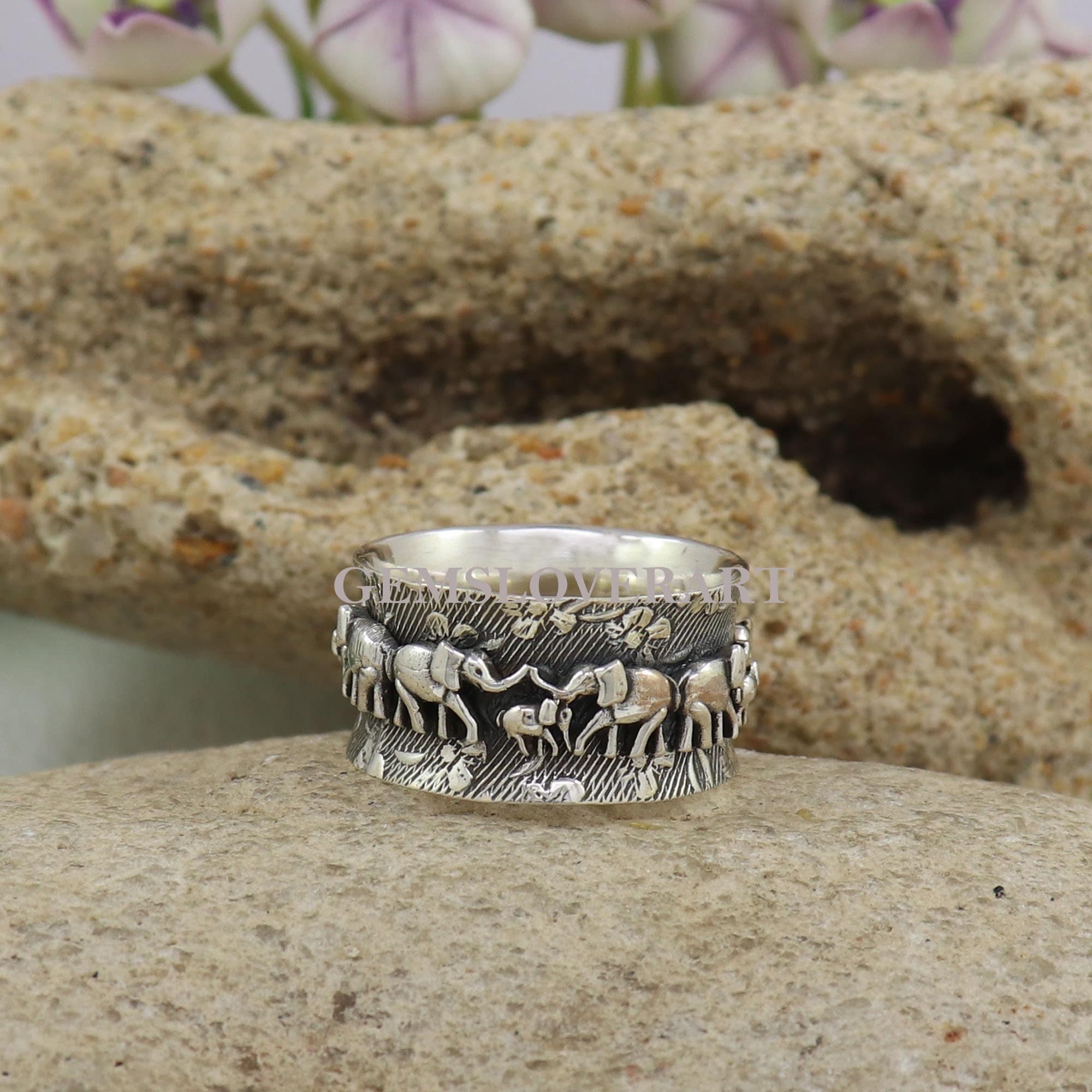Elefant Spinner Ring Daumen Spinner Ring Spinner Ring 925 Etsy