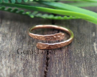 Arthritis Relief Healing Jewelry, Pure Copper Wrap Ring