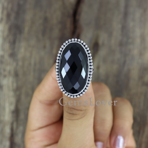 Sterling Silver Large Stone Ring Sterling Silver Large Stone Ring