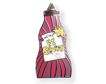 EZ Squirt Ketchup Enamel Pin