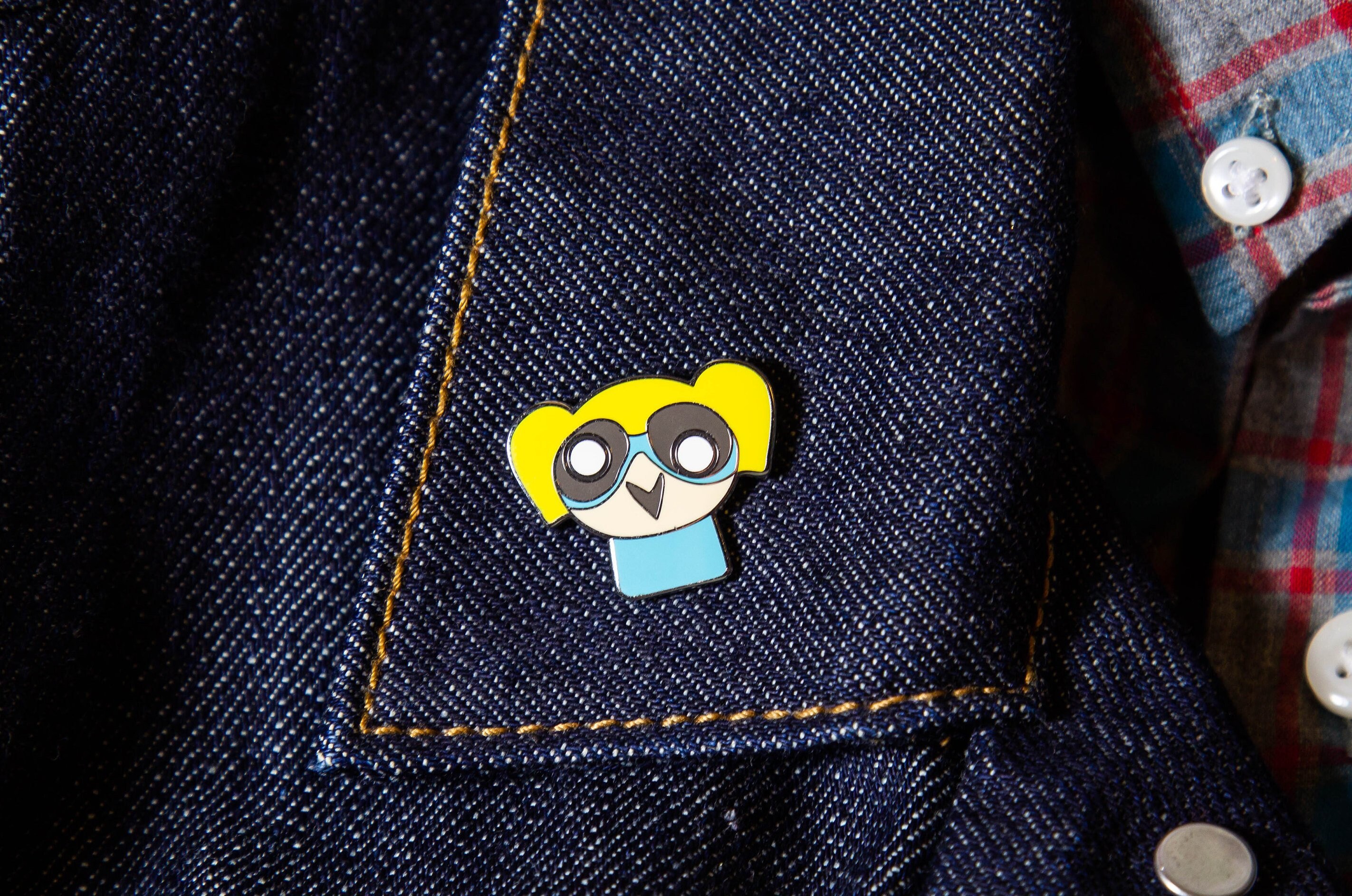 Bubbles Ice Cream Enamel Pin Power Puff Girls Etsy