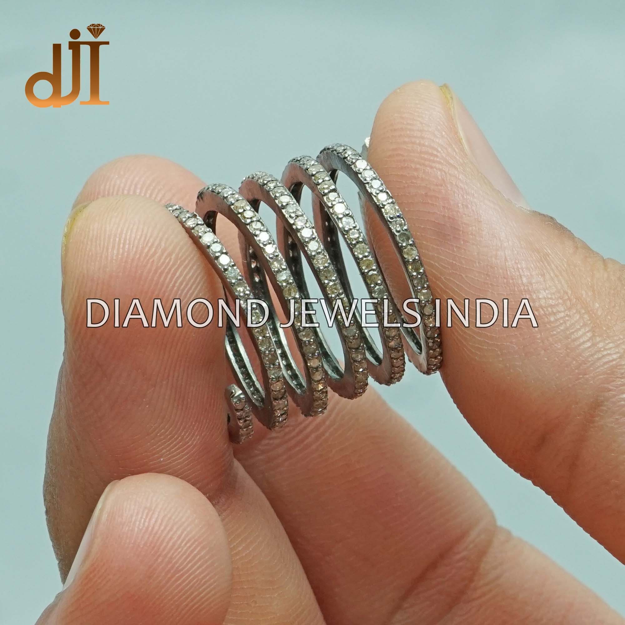 Spiral Diamond Styleシルバー925 スパイラルデザインリング Silver Spiral Diamond Ring, Wrap Spiral Ring, Finger Wrap