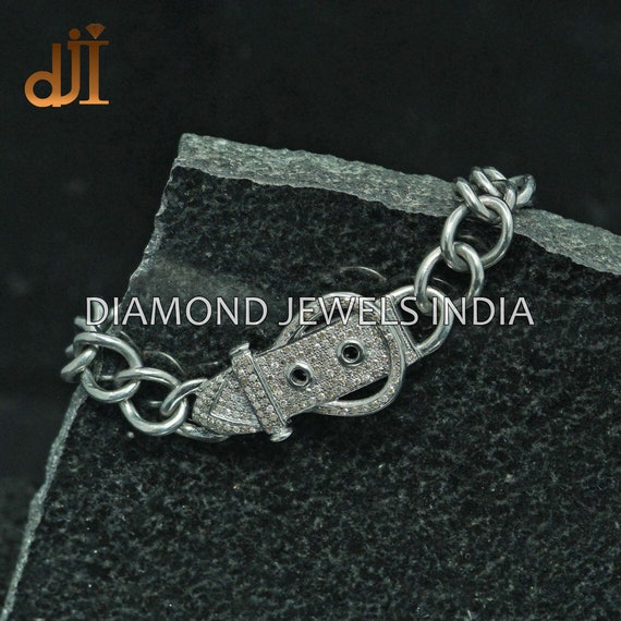 Diamanté encrusted pavé chain belt Diamante Chain Belt – Alvin Valley main image 3
