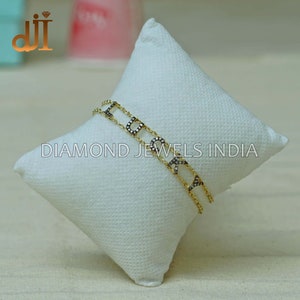 Lucky Diamond Bracelet, Silver Initial Bracelet, Chain Bracelet, Customize Bracelet, Minimalist Bracelet, Name Bracelet, DIAMONDJEWELSINDIA