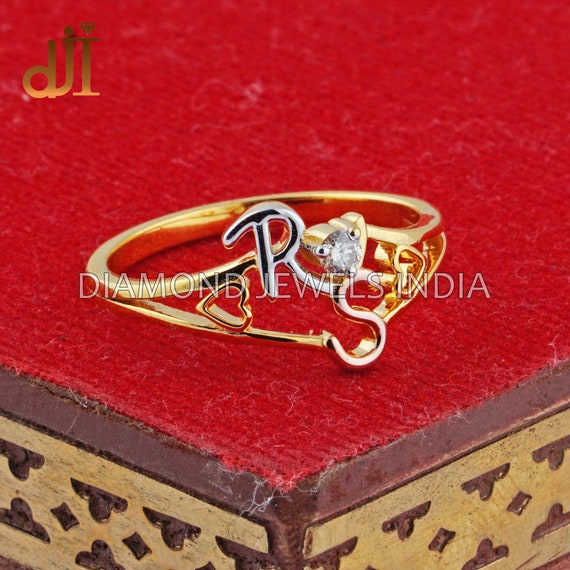 Entangled Heart and Name Engraved Gold Love Bands | Couple ring design,  Couple rings gold, Gold ring designs