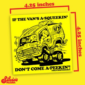 Boogie Van Sticker (square)